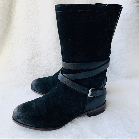 UGG Deanna Boots in Black - Picture 4 of 7